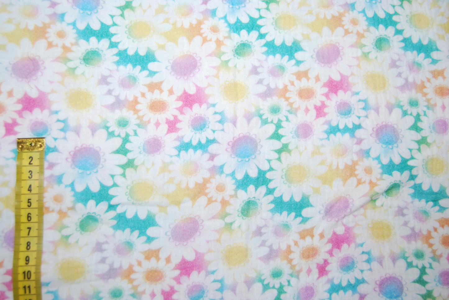 Dubbelmuslin Regnbågsblommor