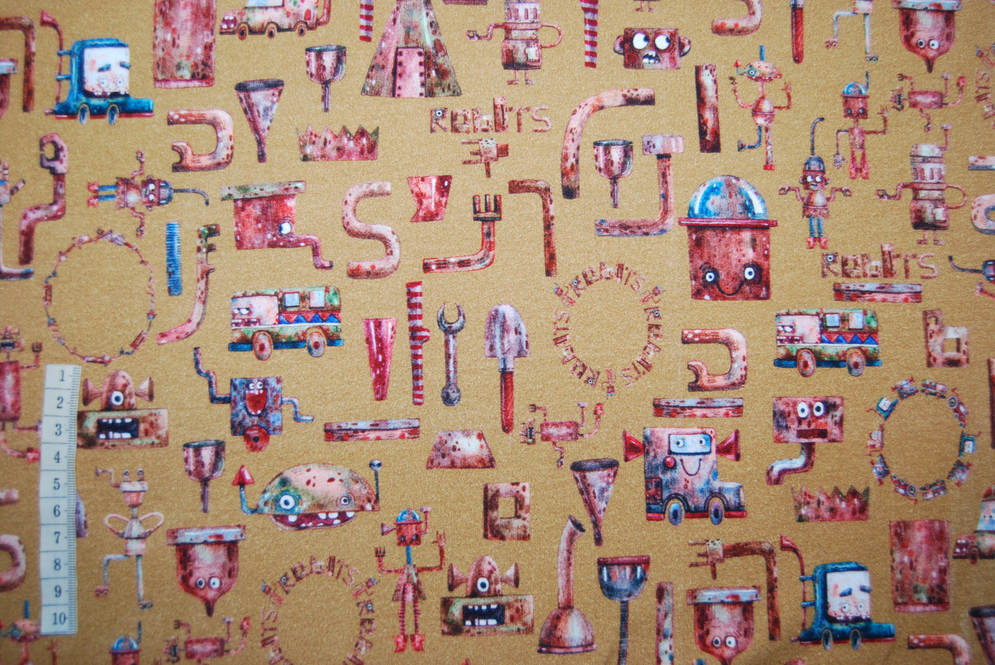 Robots ekologiskt digitalt tryck