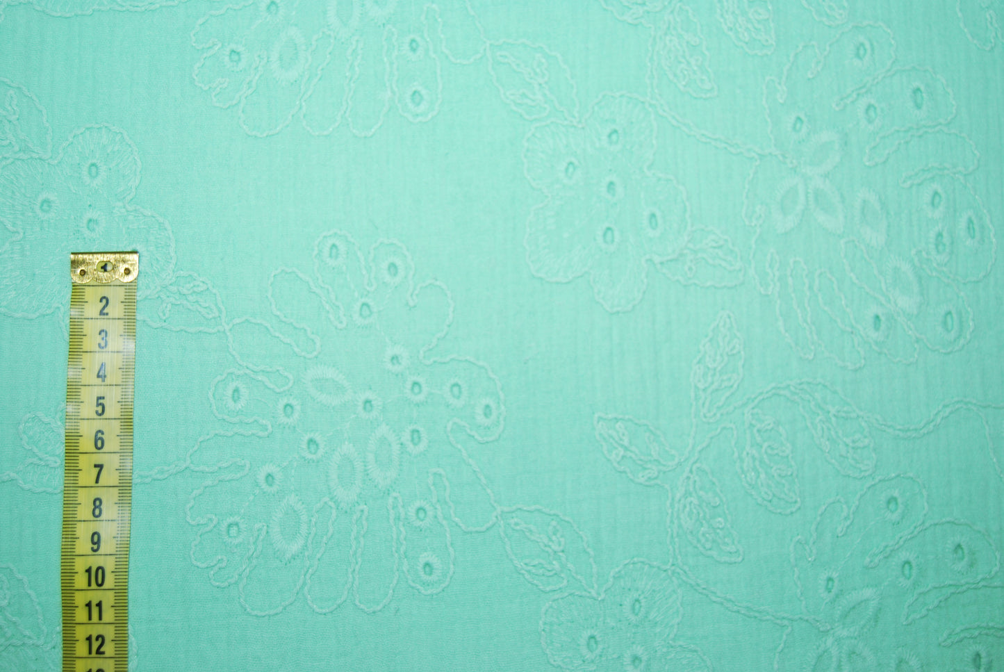 Broderad dubbelmuslin (fler färger)