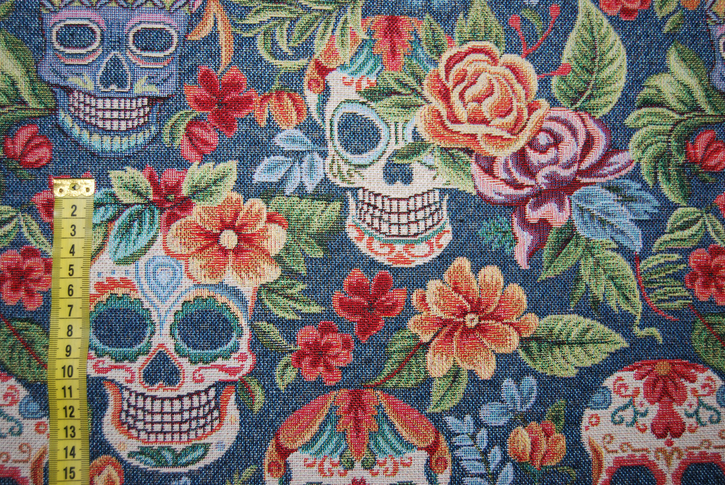 Candy skulls gobeläng