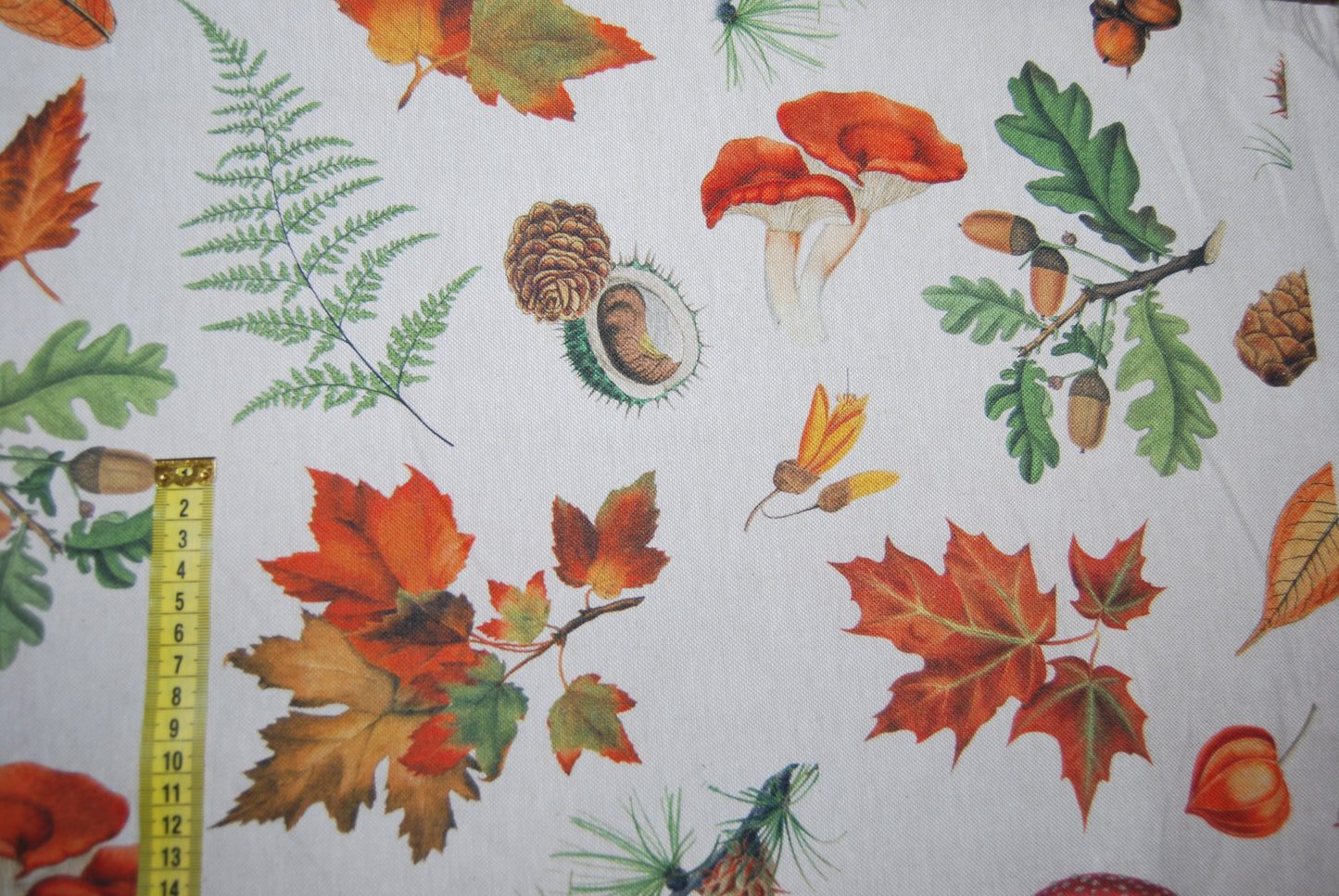 Höstskogen linneliknande premium