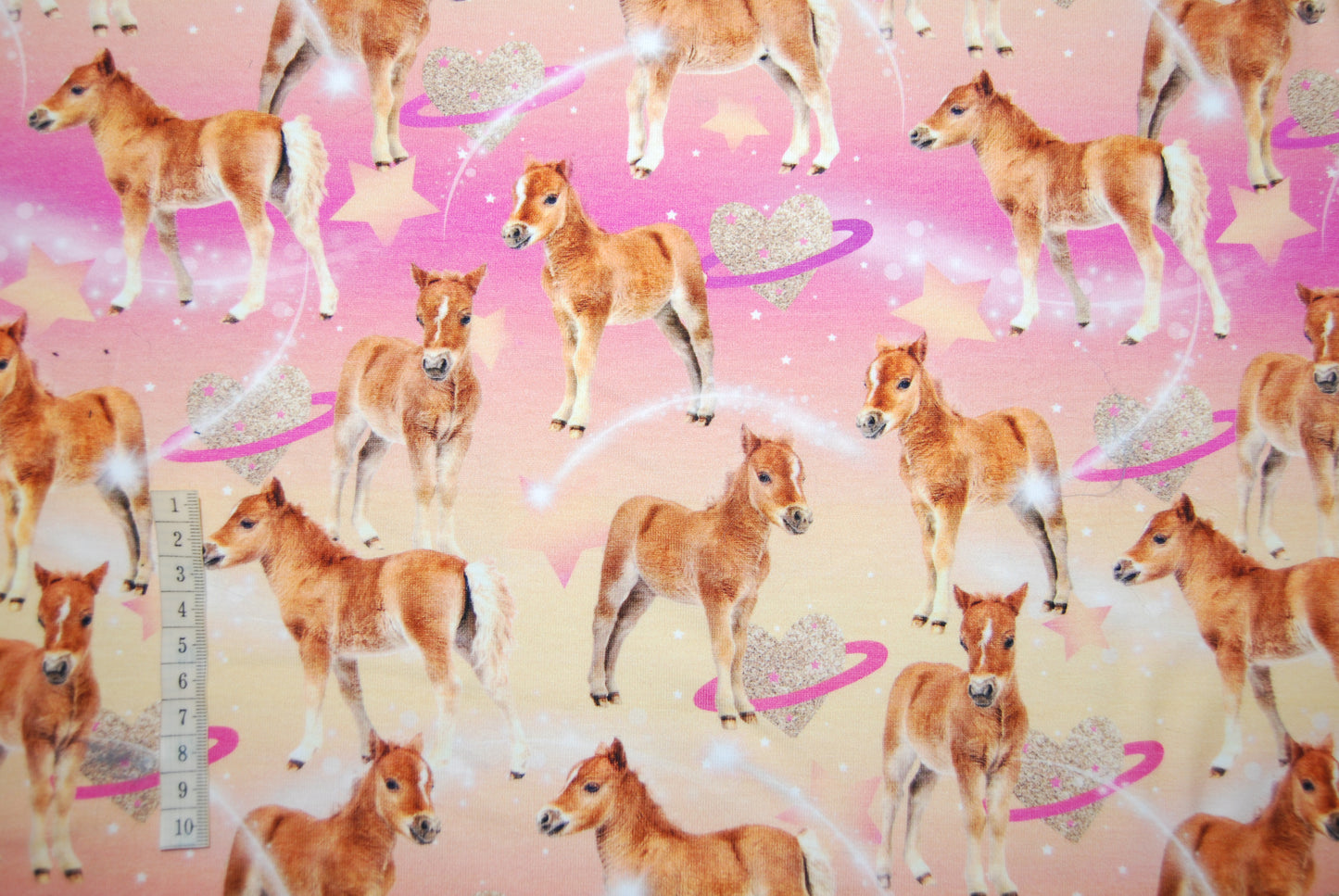 Glitterpony digitalt tryck