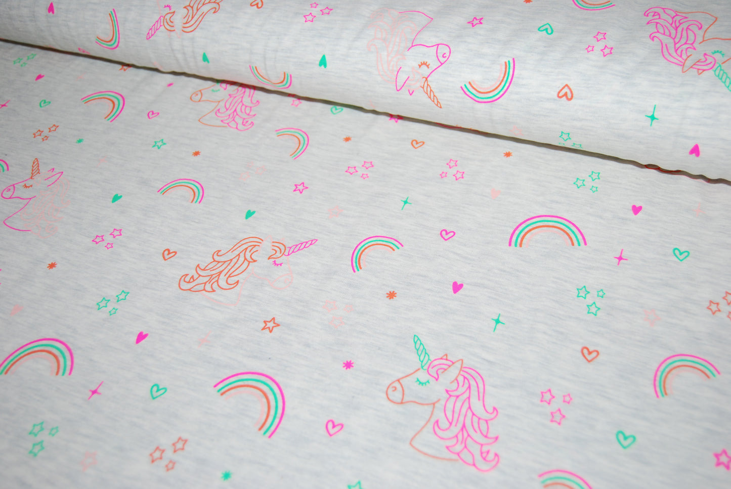 Neon unicorn trikå (fler färger)