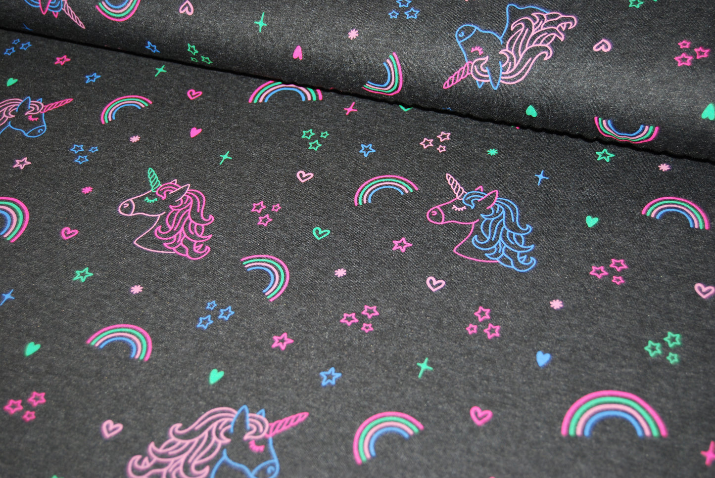 Neon unicorn trikå (fler färger)