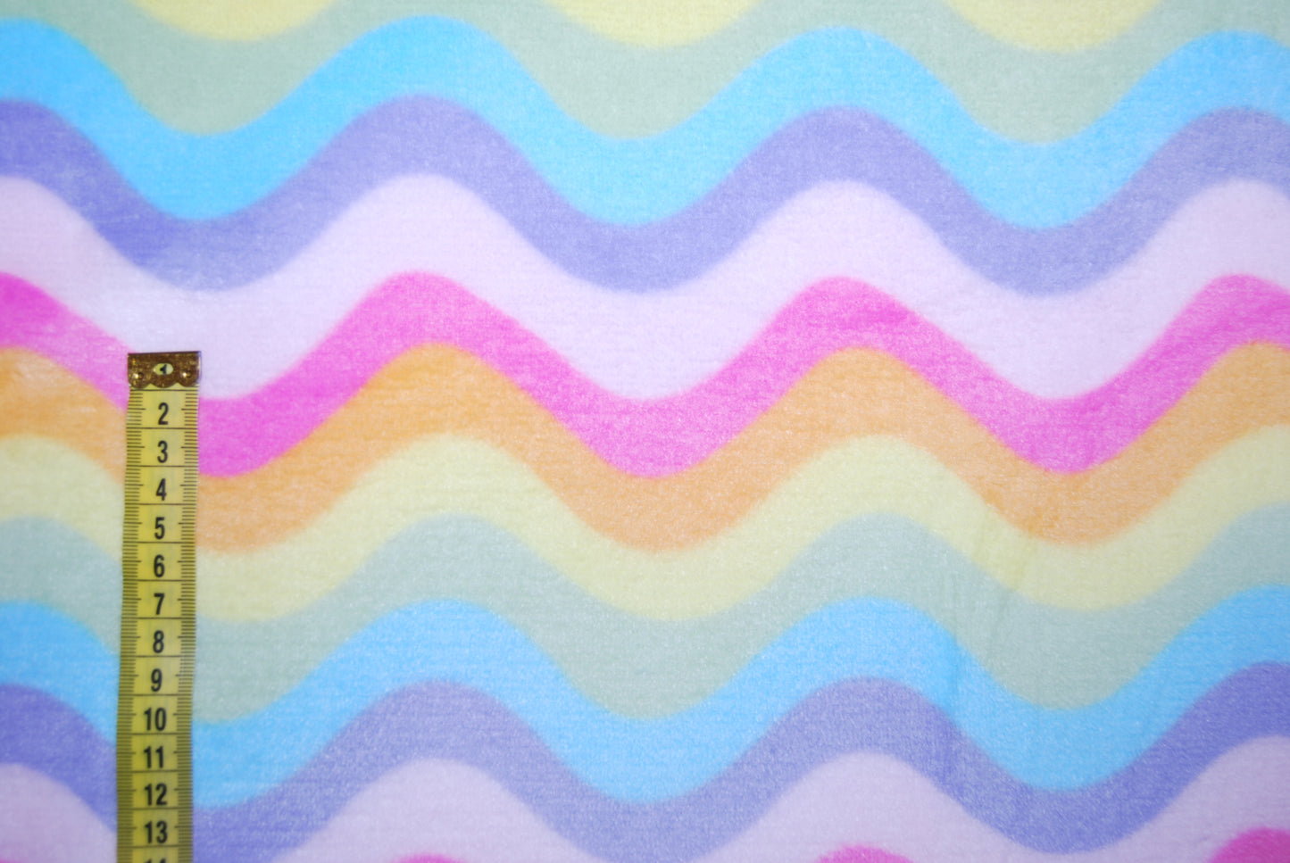 Rainbow waves korallfleece