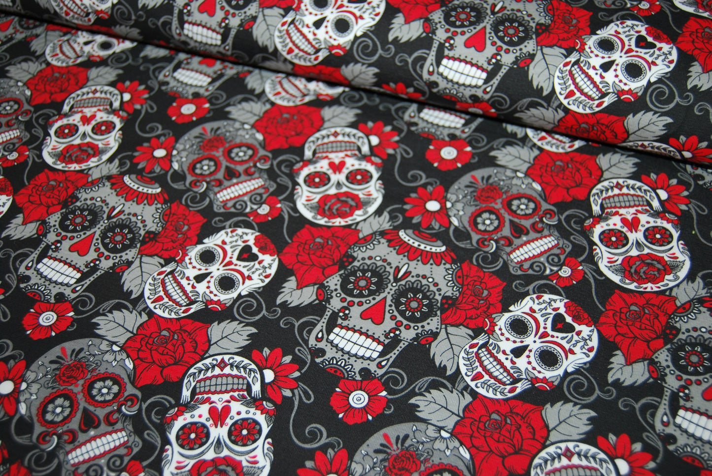 Candy skulls trikå (fler färger)