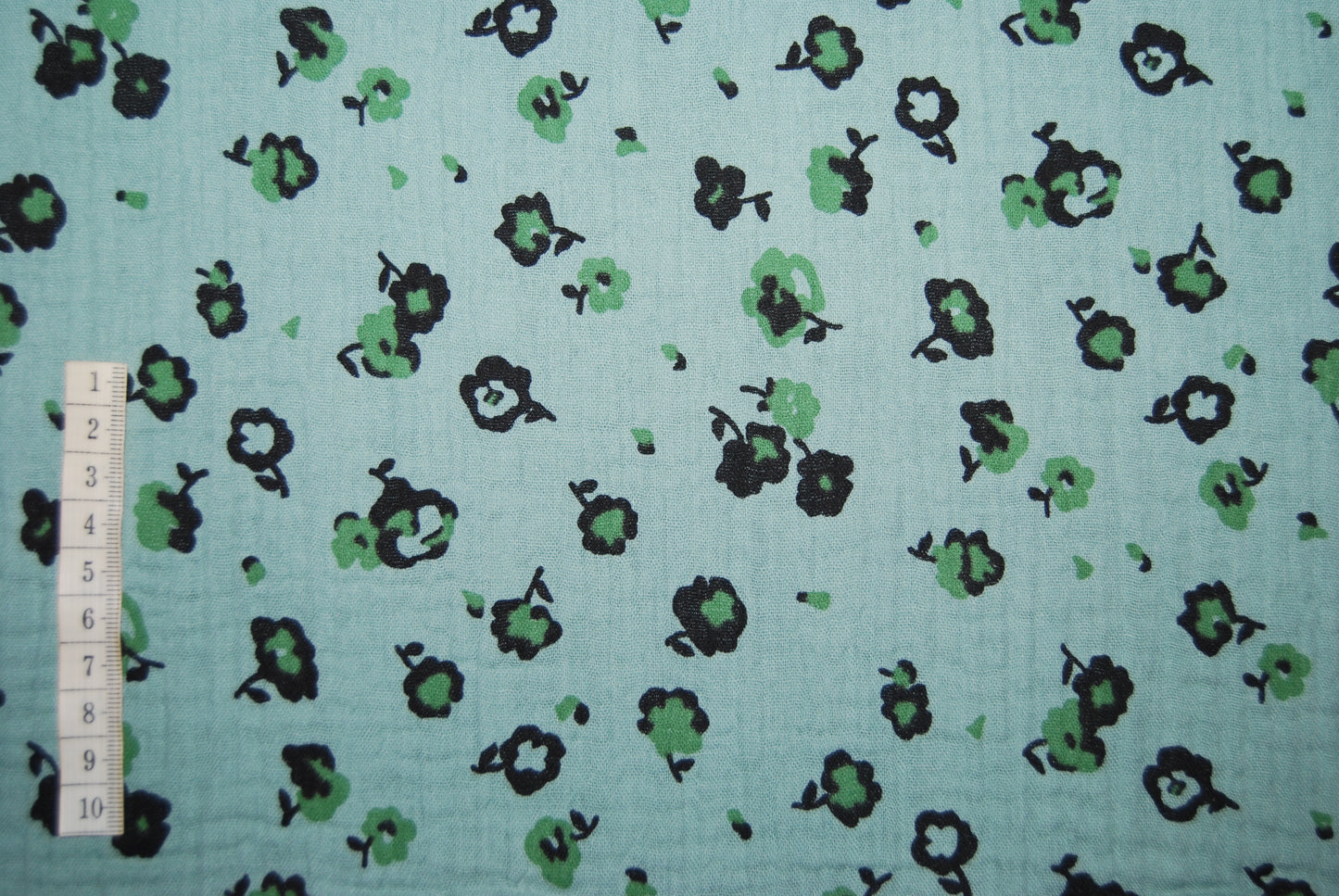 Dubbelmuslin Blommor (fler färger)