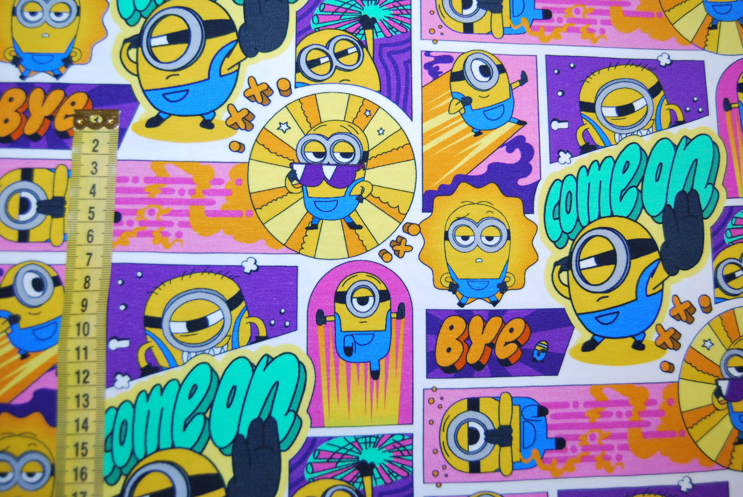 Minions digitalt tryck (fler färger)