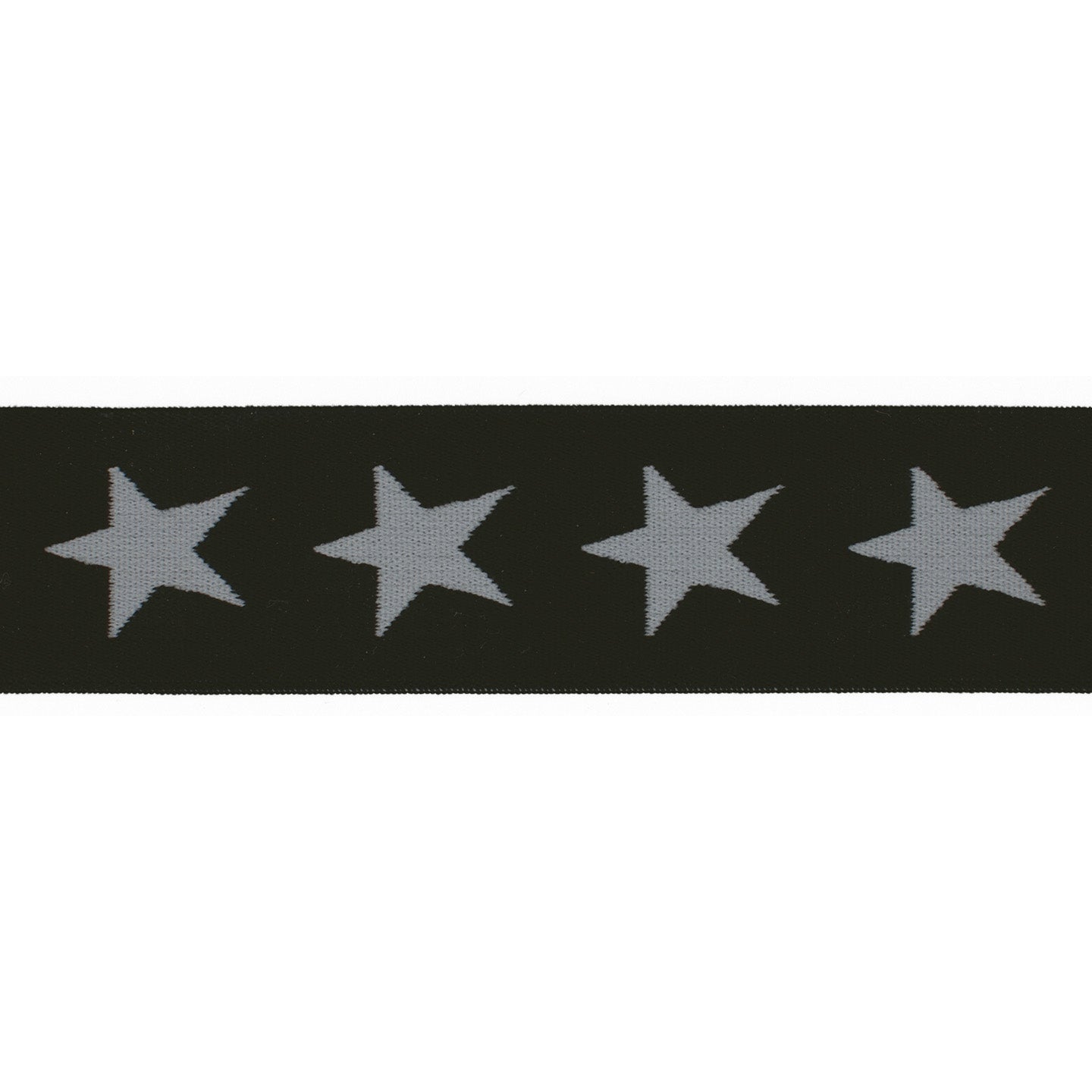 Resår mjuk stjärnor 40 mm (fler färger) Säljs per meter