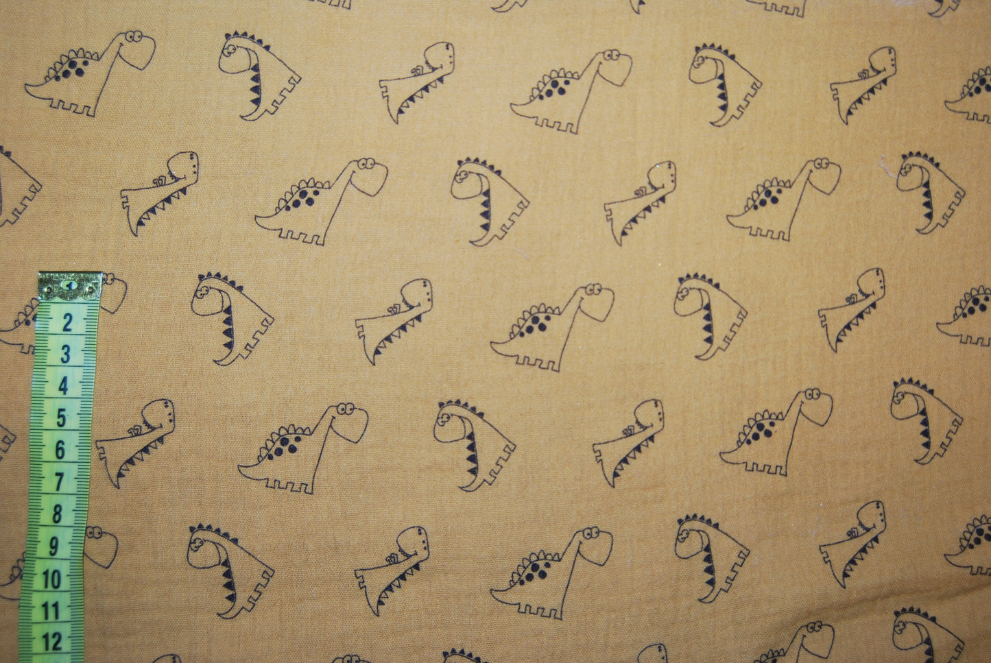 Dubbelmuslin Dinosaurier (fler färger)