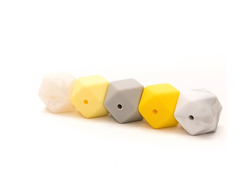 Silkonpärlor 5-pack (fler färger)