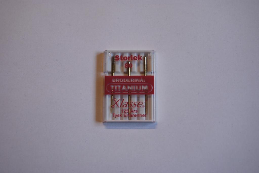 Broderinål Titanium 80