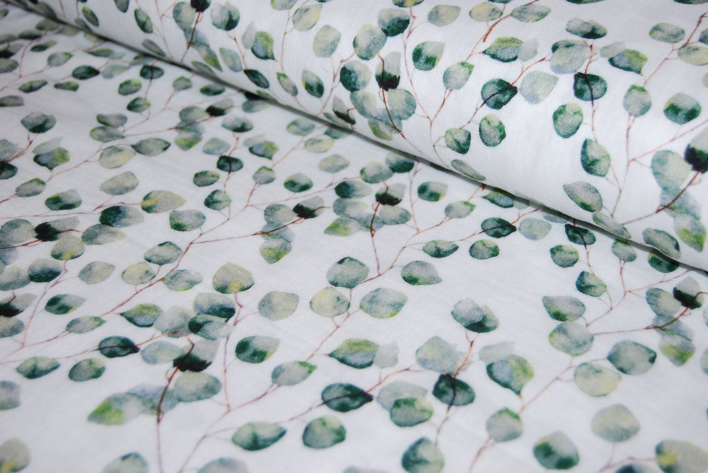 Dubbelmuslin Eucalyptus