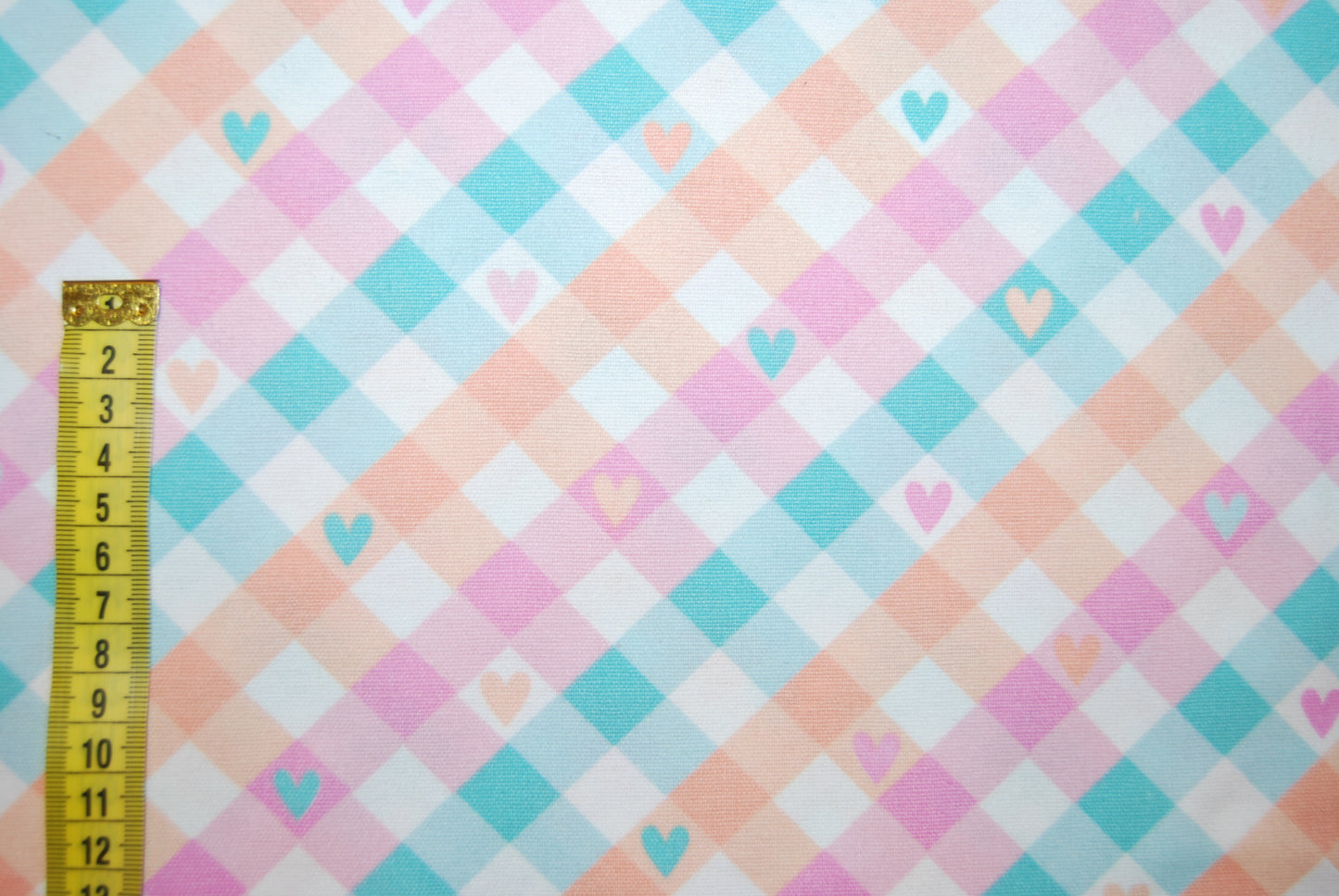 Checks with hearts flanell