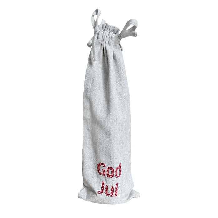 Presentpåse jul i återvunnen bomull