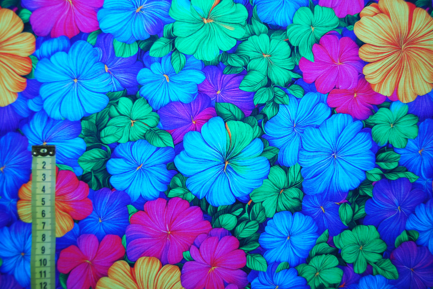 Spring flowers ekologisk trikå