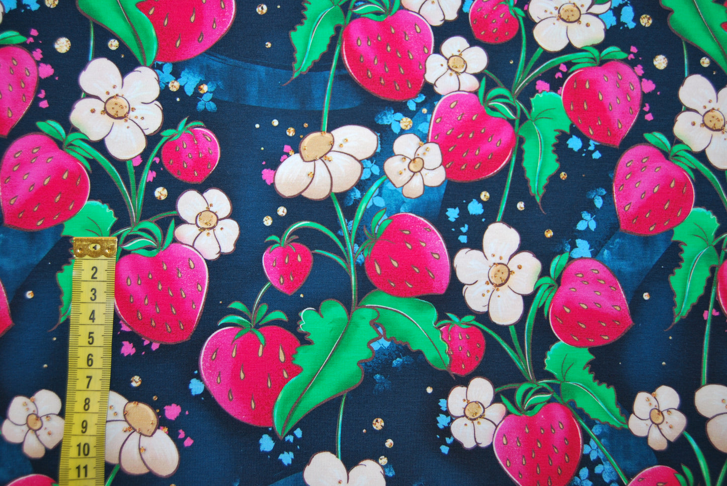 Jordgubbsbuskar digitalt tryck