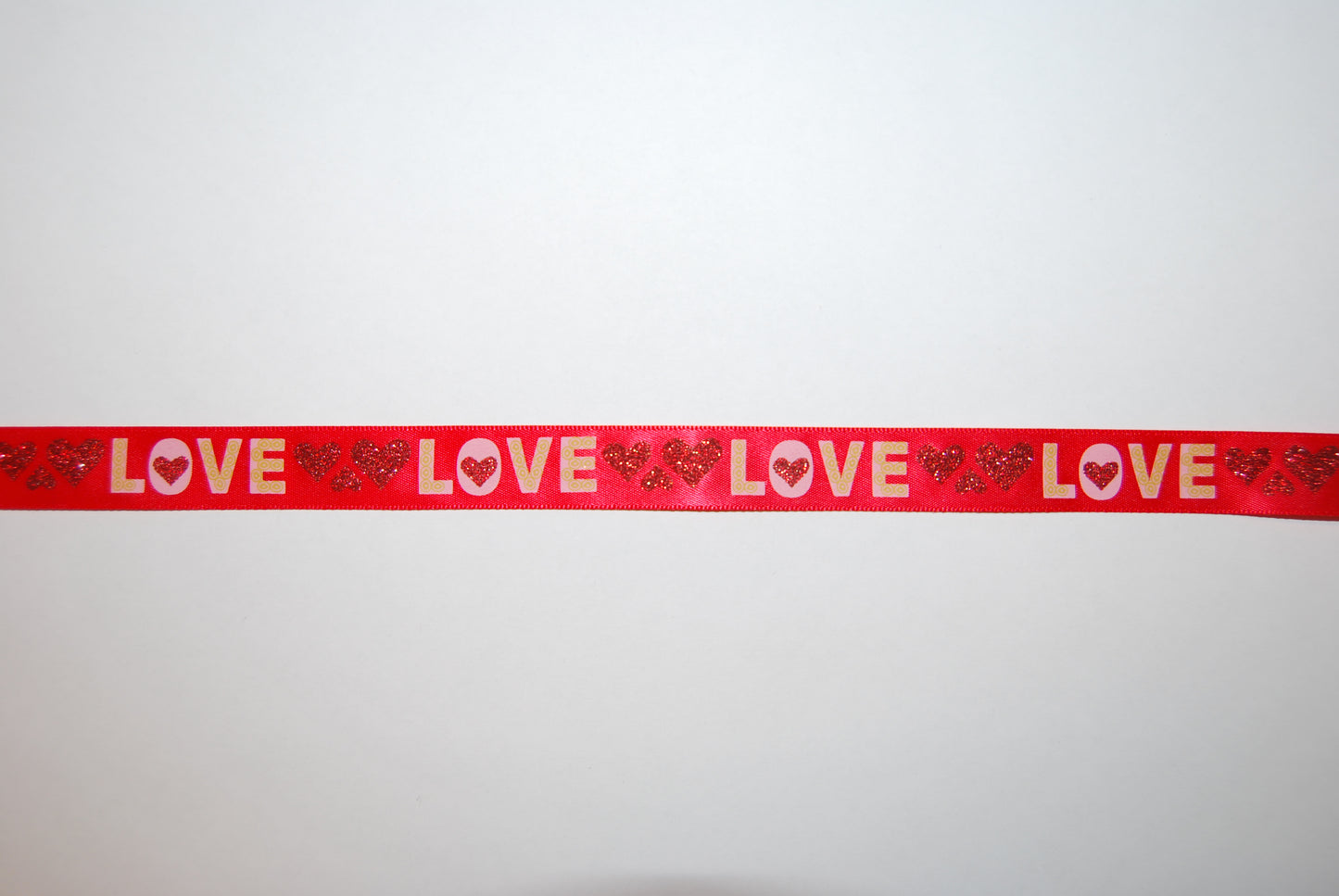 Love lurex dekorationsband