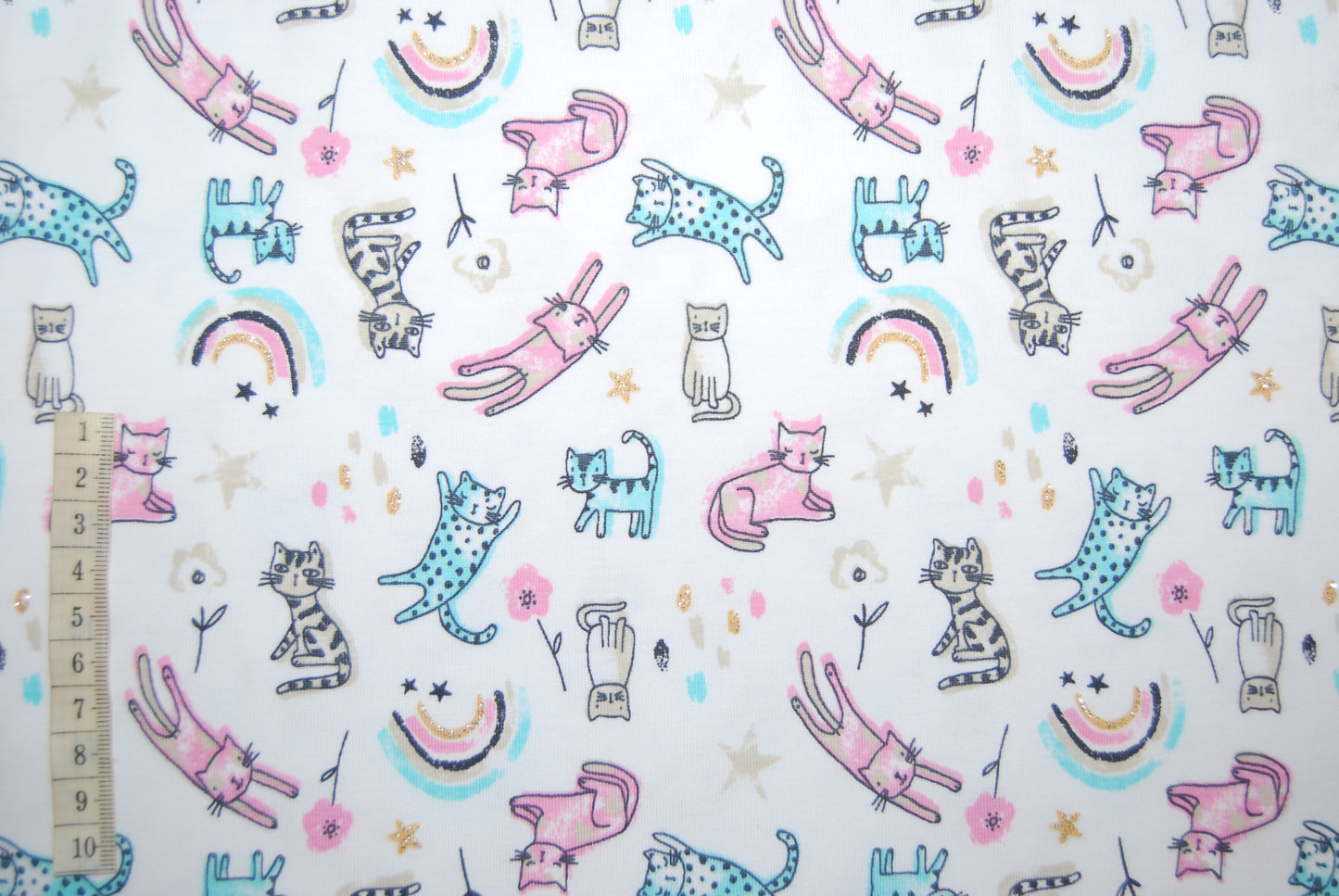 Scratch cats glittertrikå