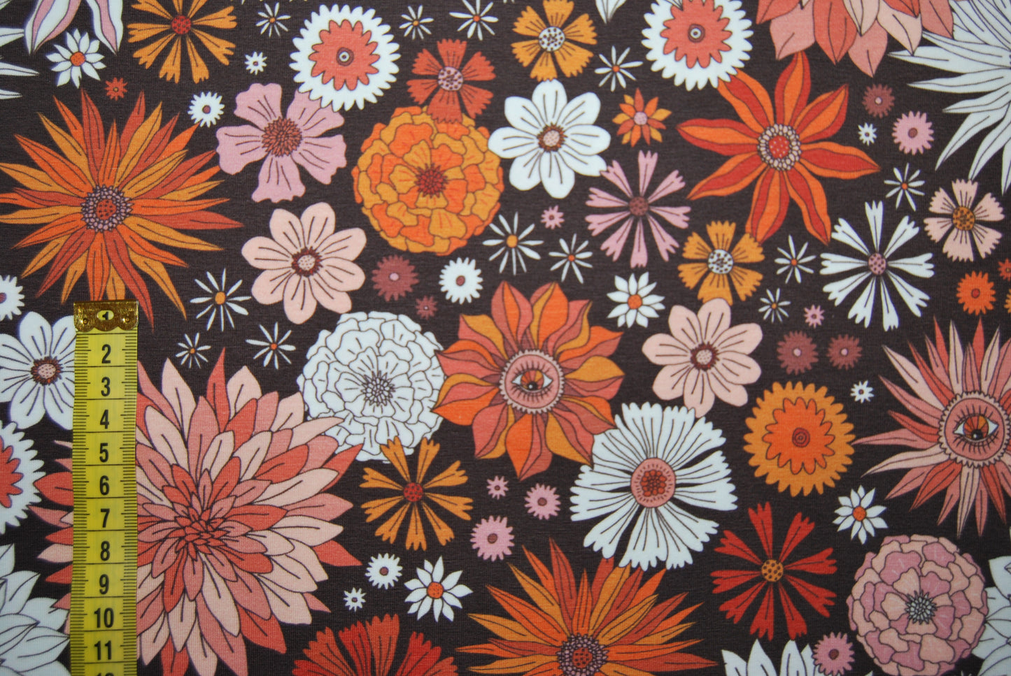 70´s flowers trikå