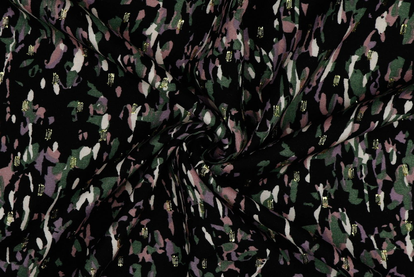 Abstract flowers lurex viskos (fler färger)