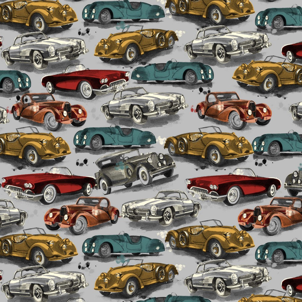 Bilar jogging digitalt tryck