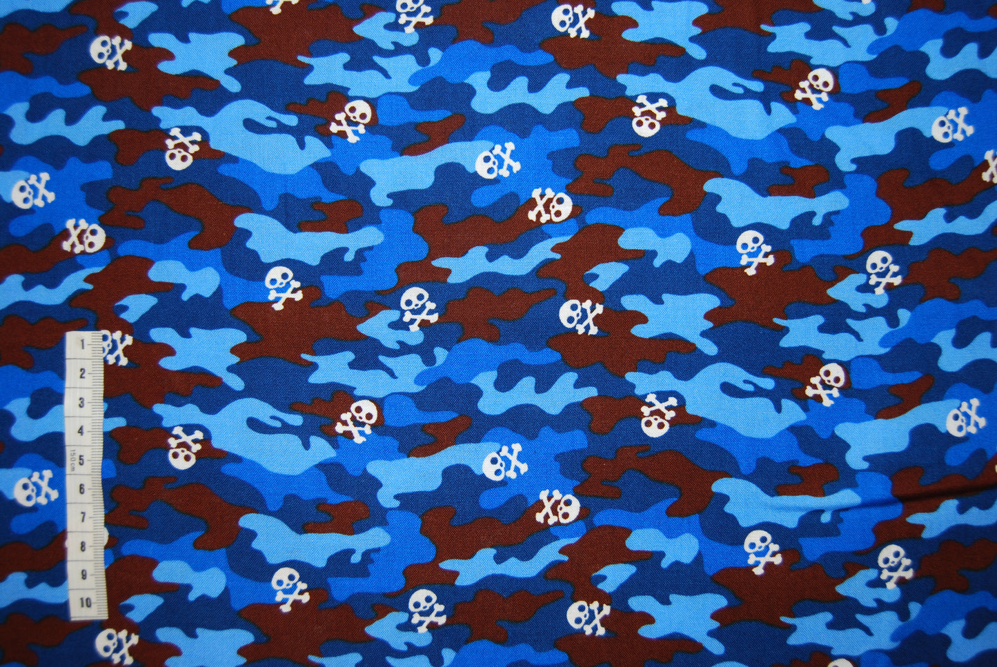 Camo skulls bomull