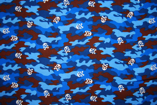 Camo skulls bomull