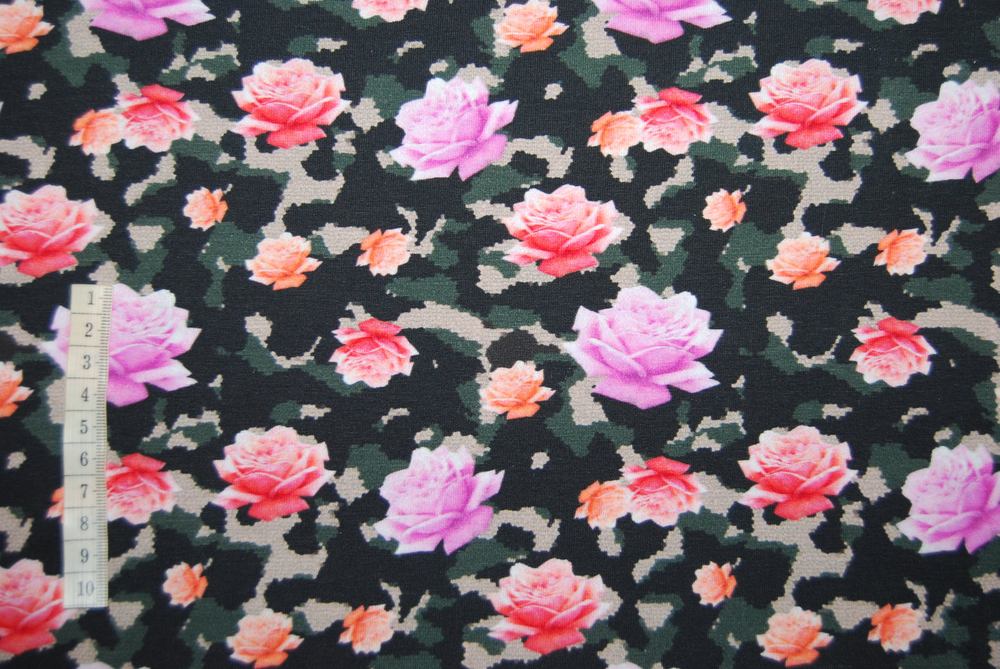 Camouflageblommor digitalt tryck