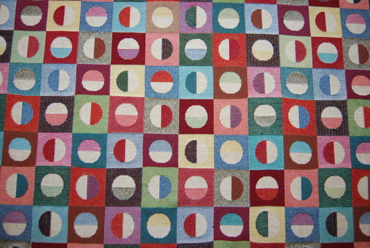 Cirklar & kuber gobeläng