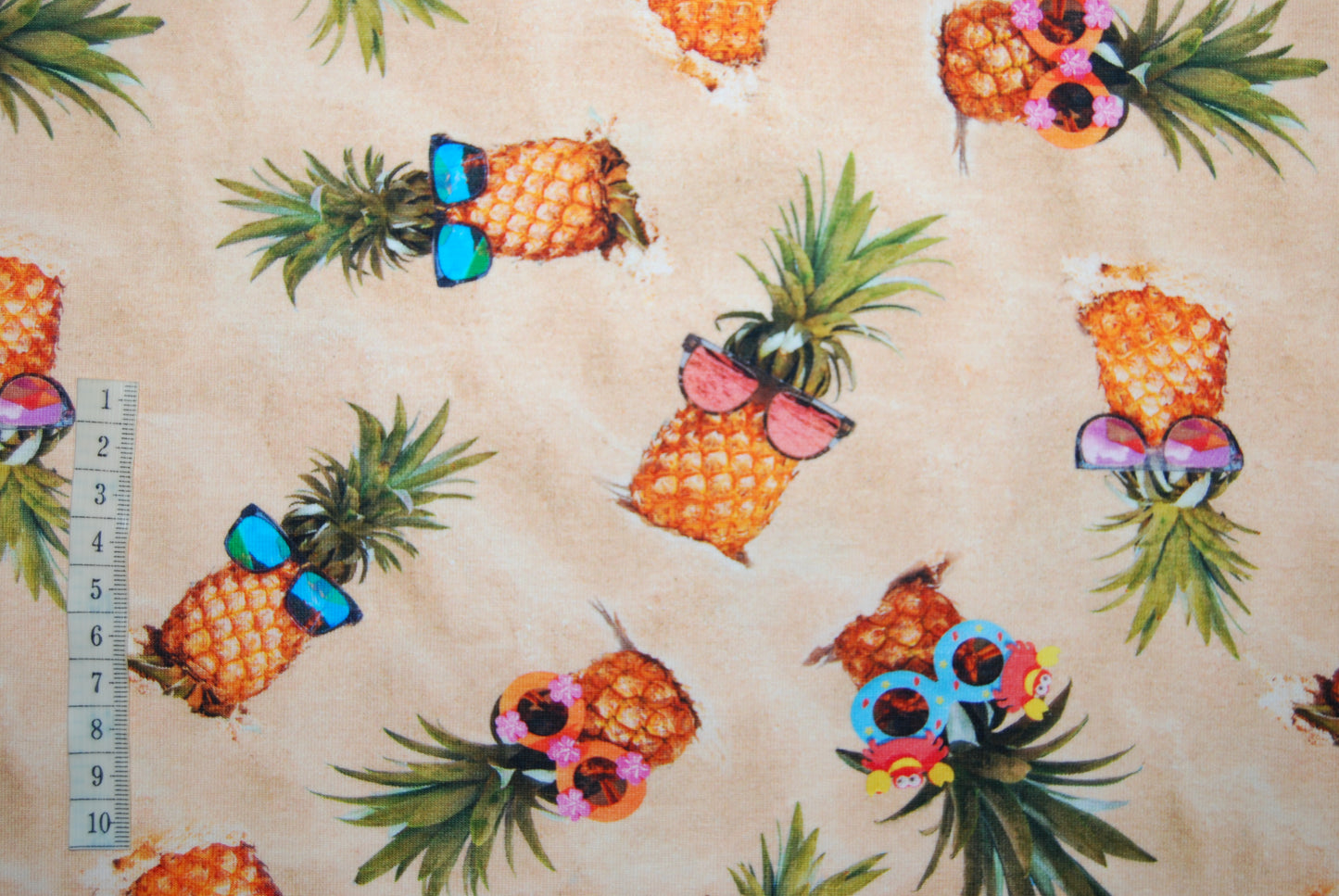 Cool pineapples digitalt tryck