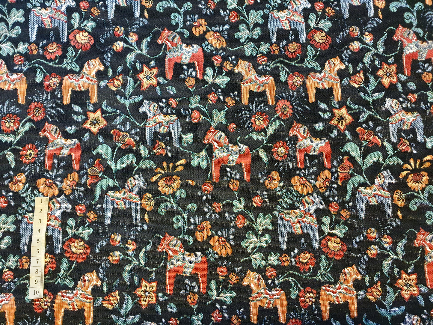 Dalahästar gobeläng (fler färger)