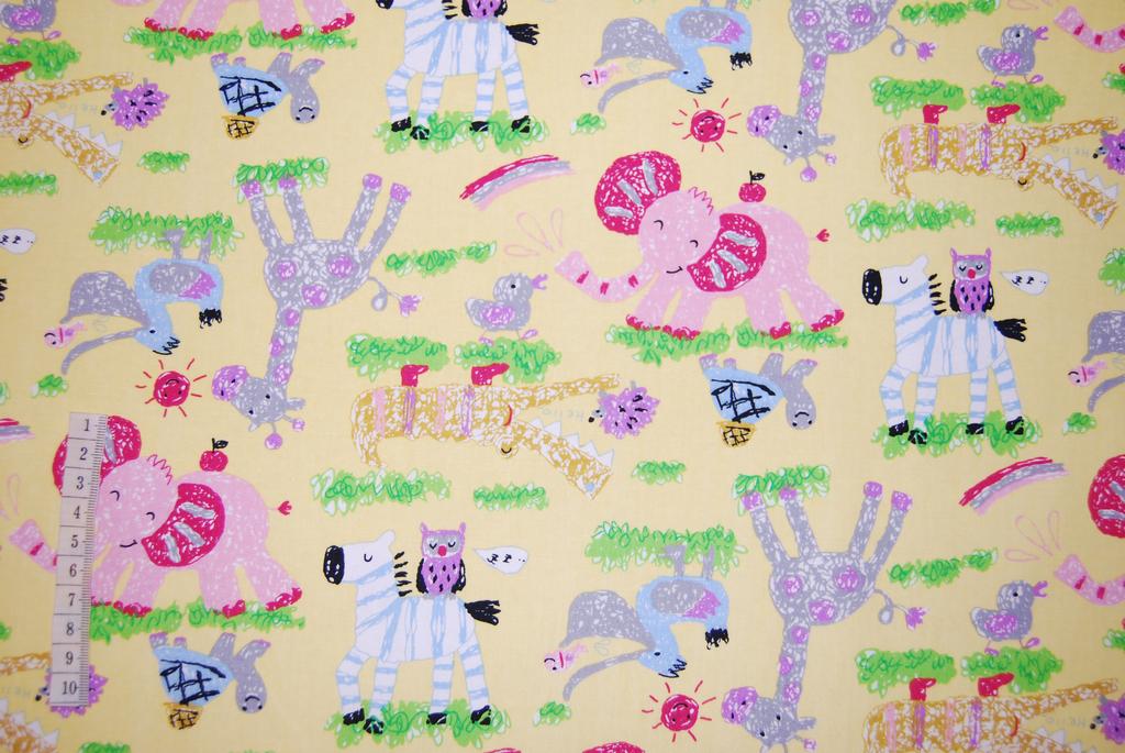 Djurpark poplin