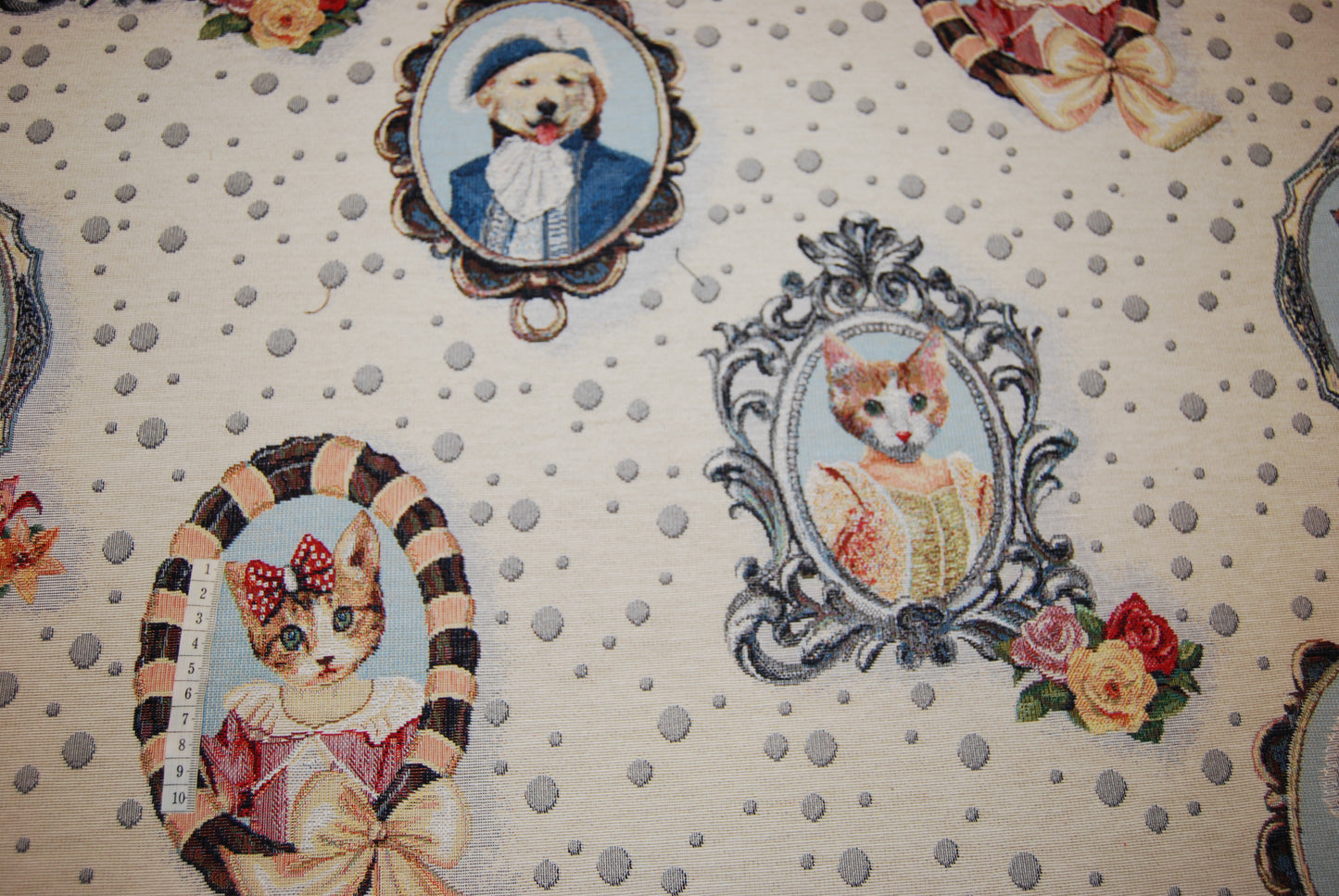 Djurporträtt gobeläng