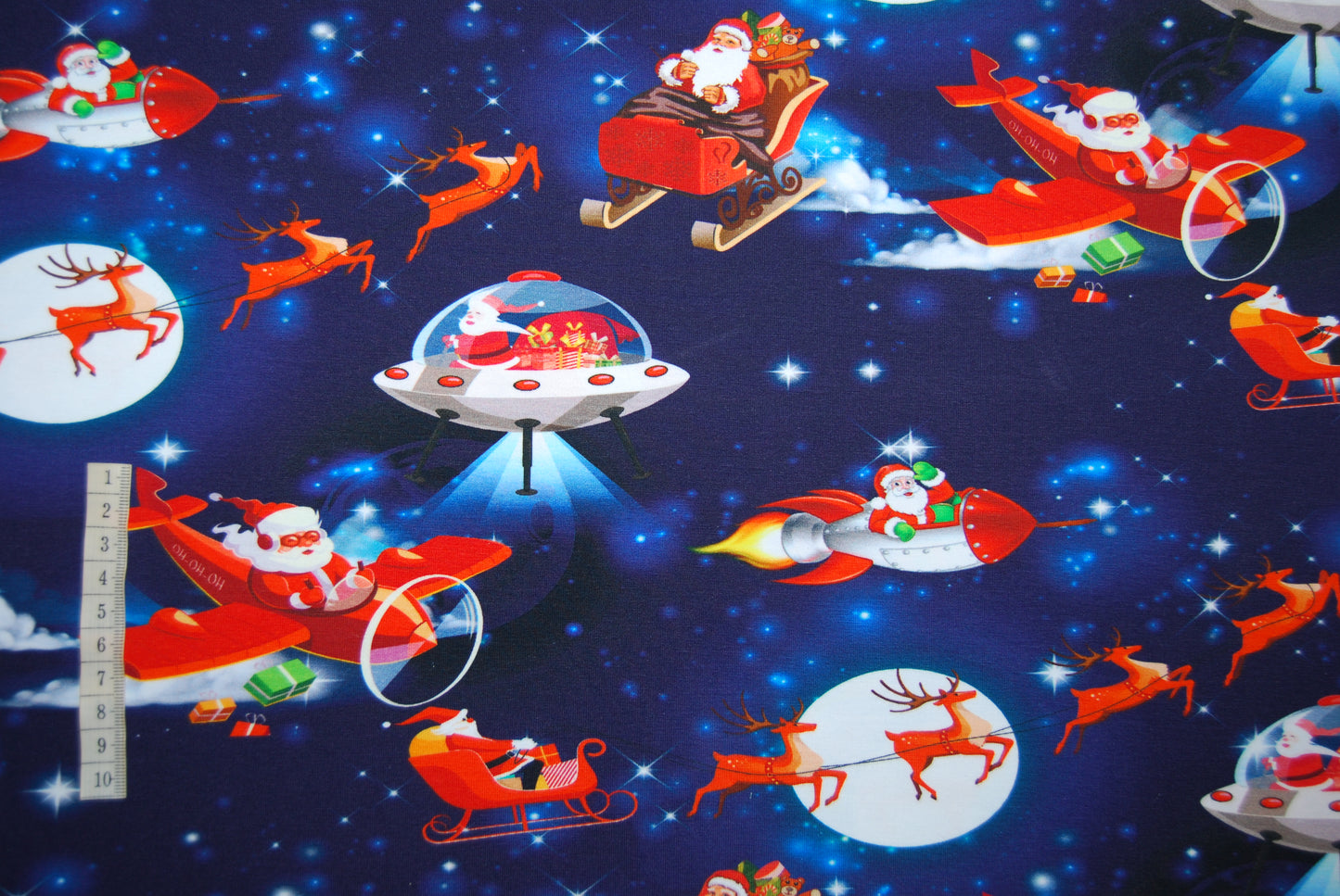 Flying santas digitalt tryck