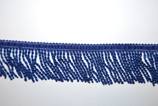 Fransband blå (olika längder) säljes per meter