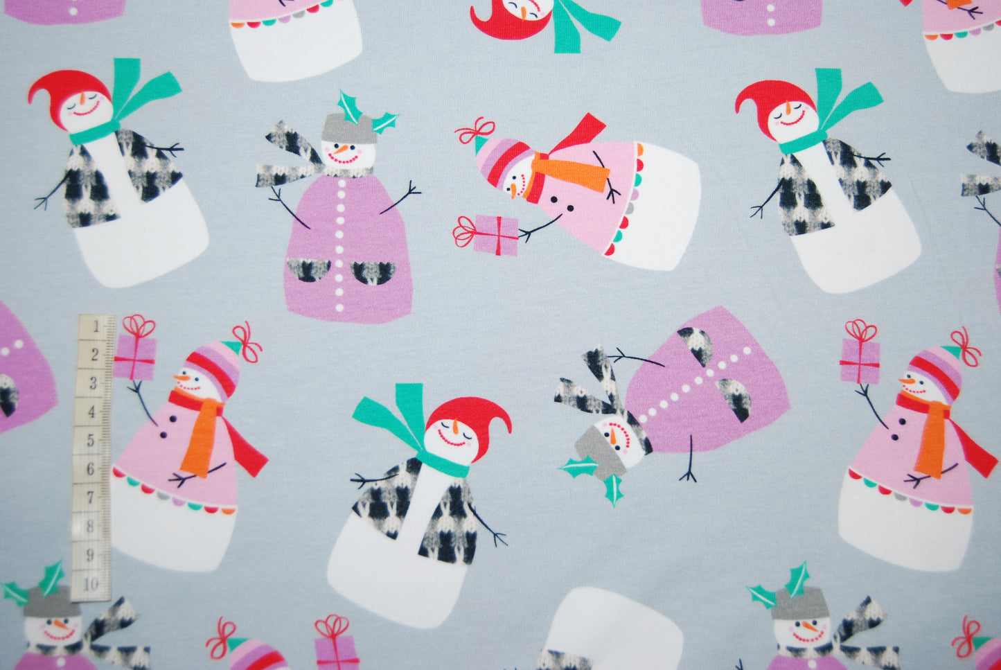 Happy snowmen digitalt tryck