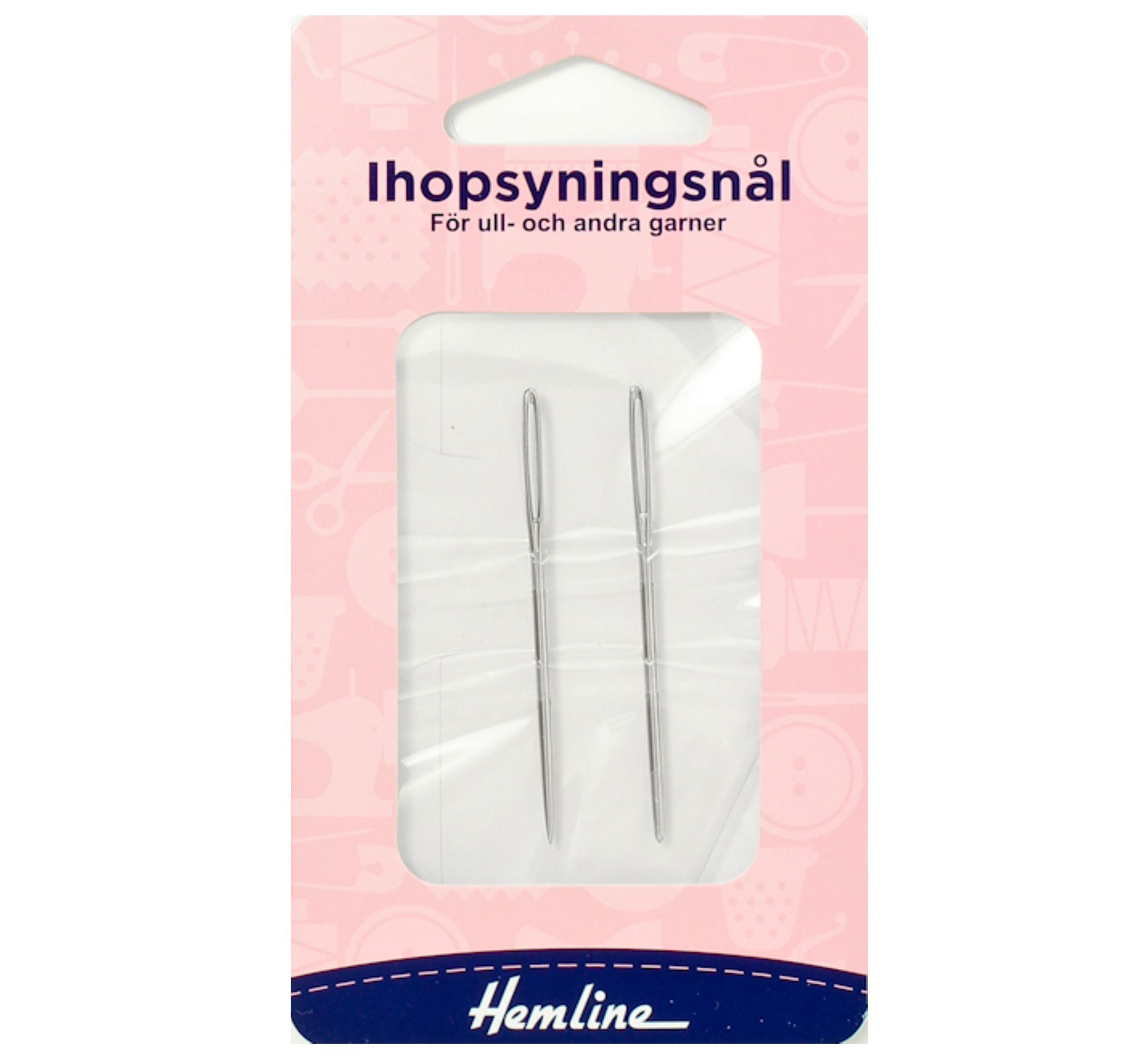 Ihopsyningsnålar 2-pack