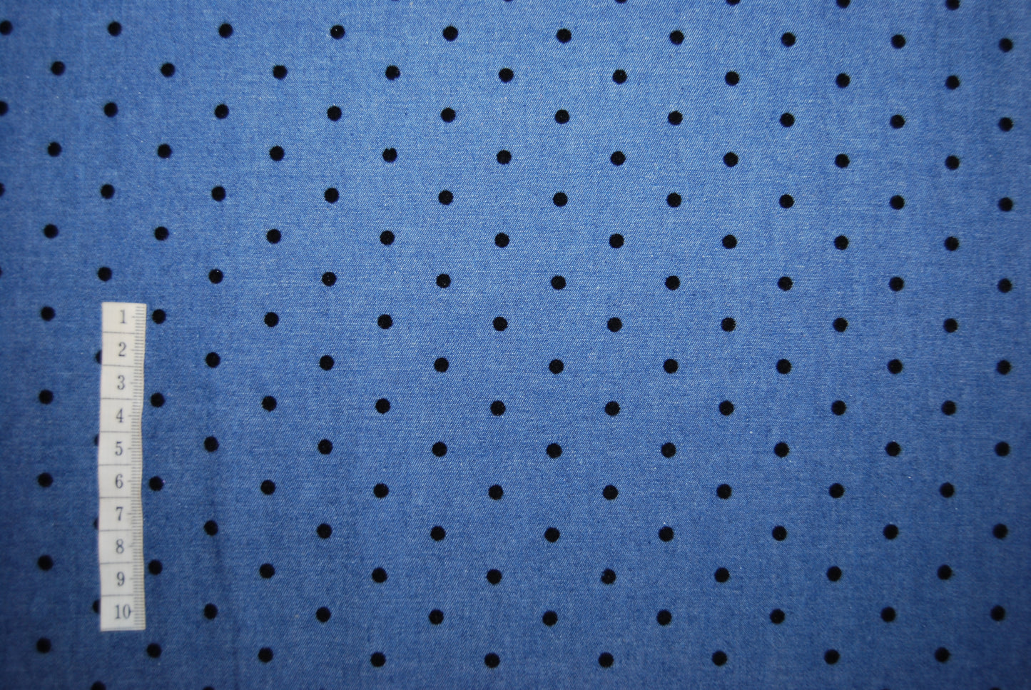 Jeans flockade prickar