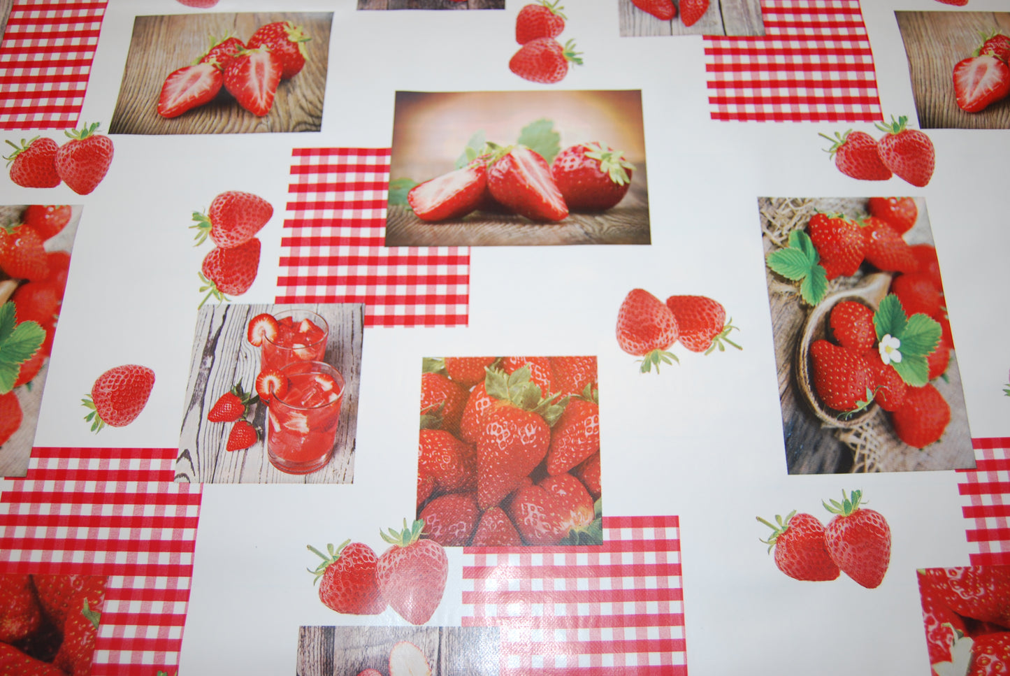 Jordgubbssaft vaxduk