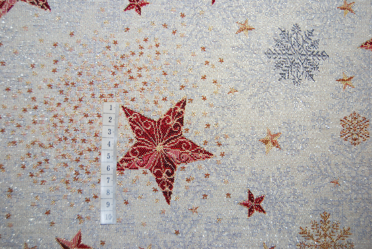 Julstjärnor gobeläng