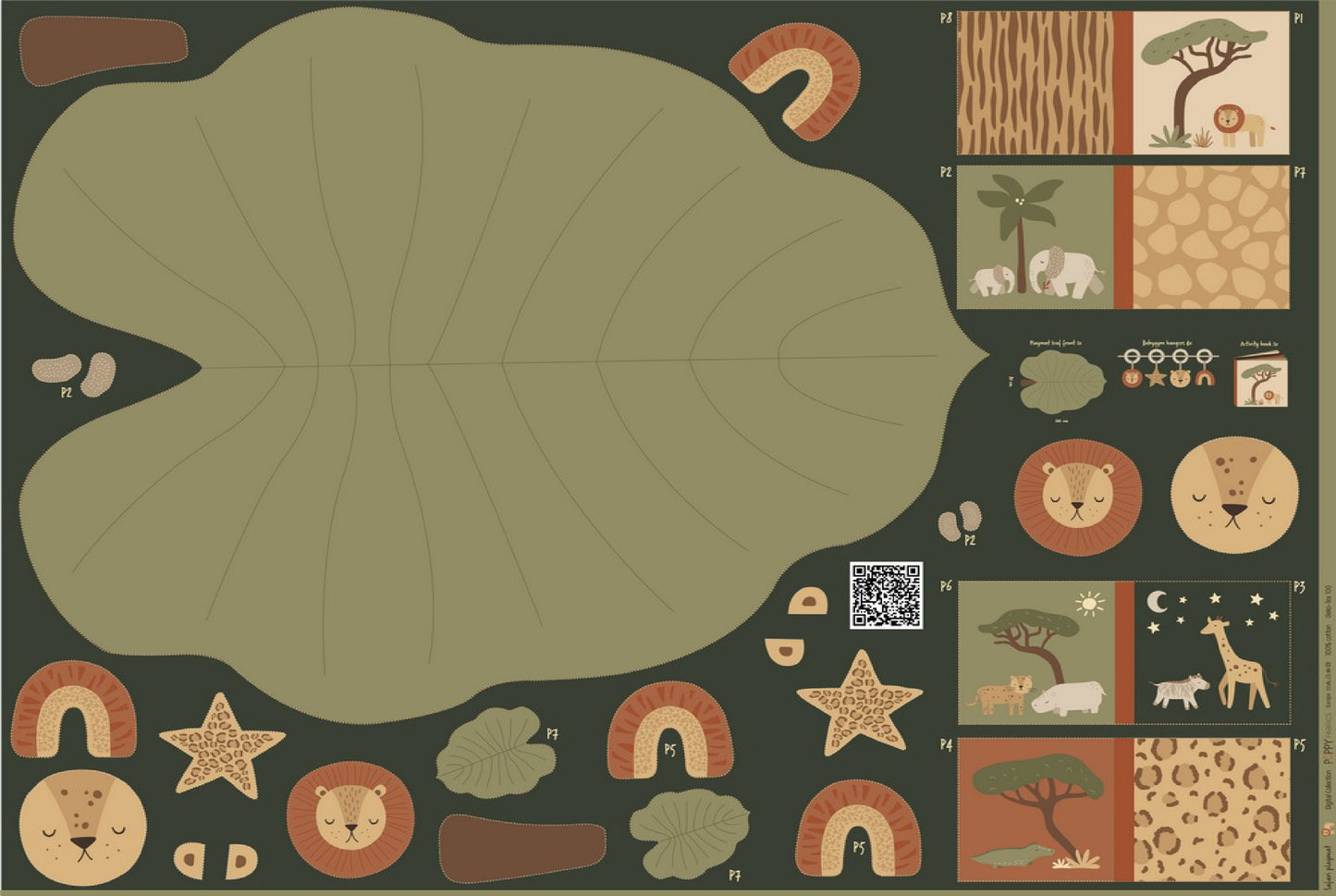 Lekmatta safari panel