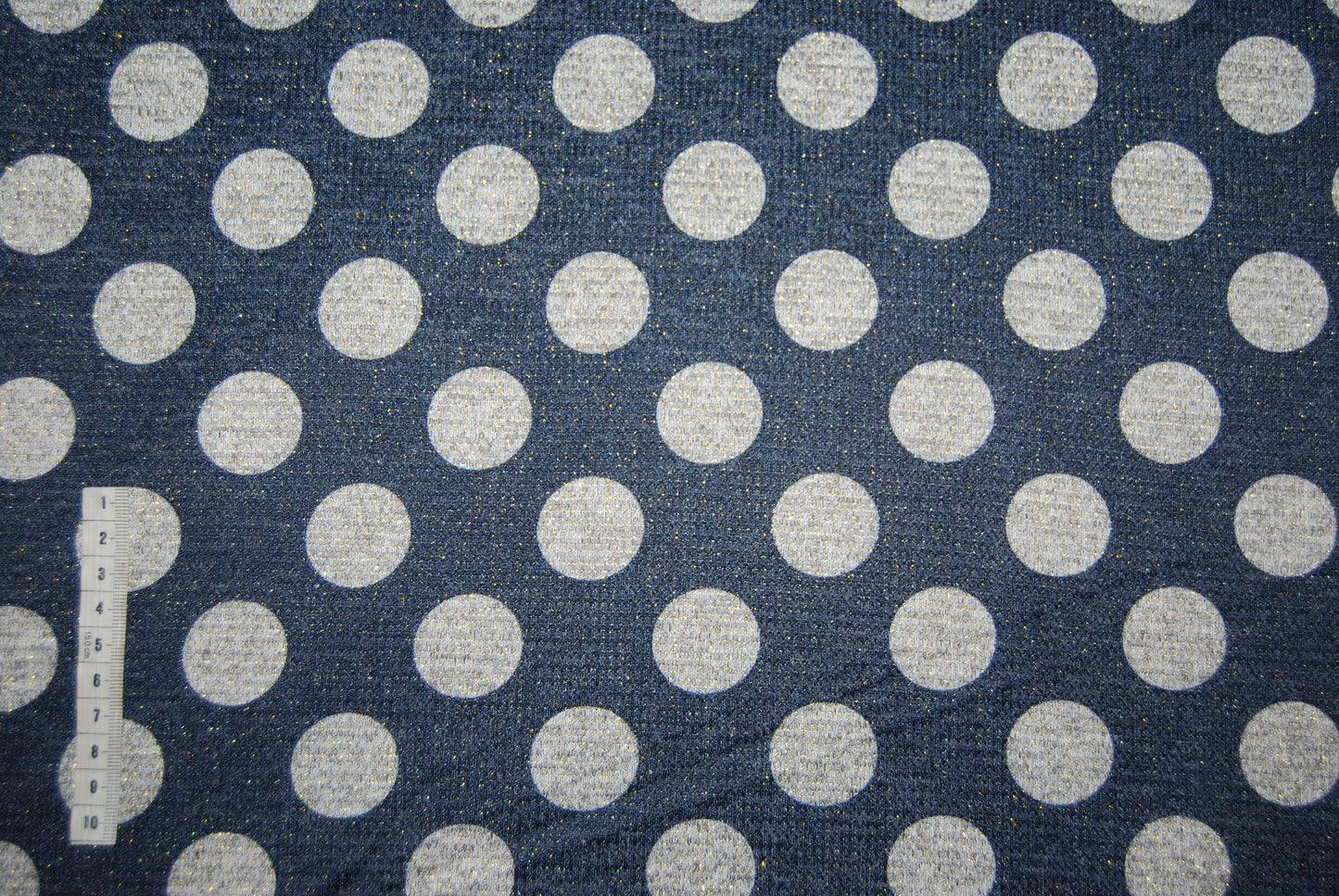 Lurex print prickar