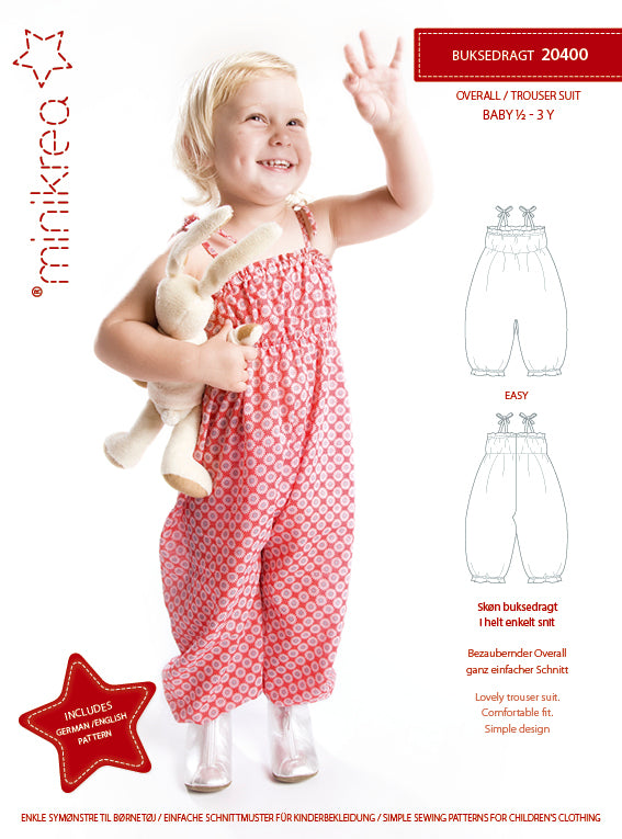MiniKrea 20400 Byxdress ½-3 år