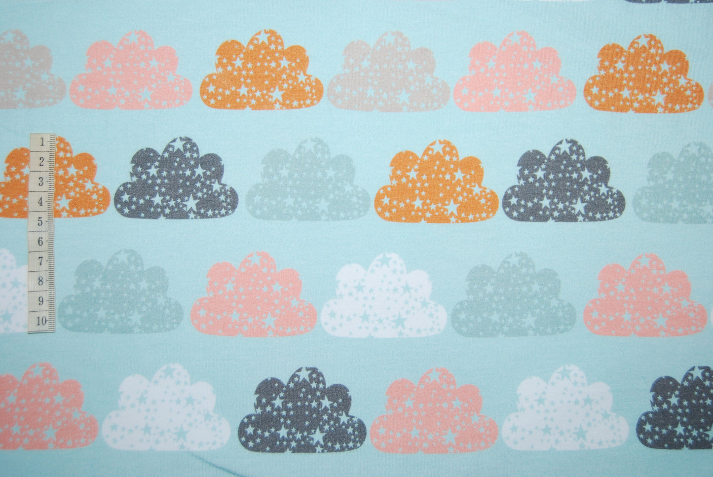 Pastellmoln digitalt tryck