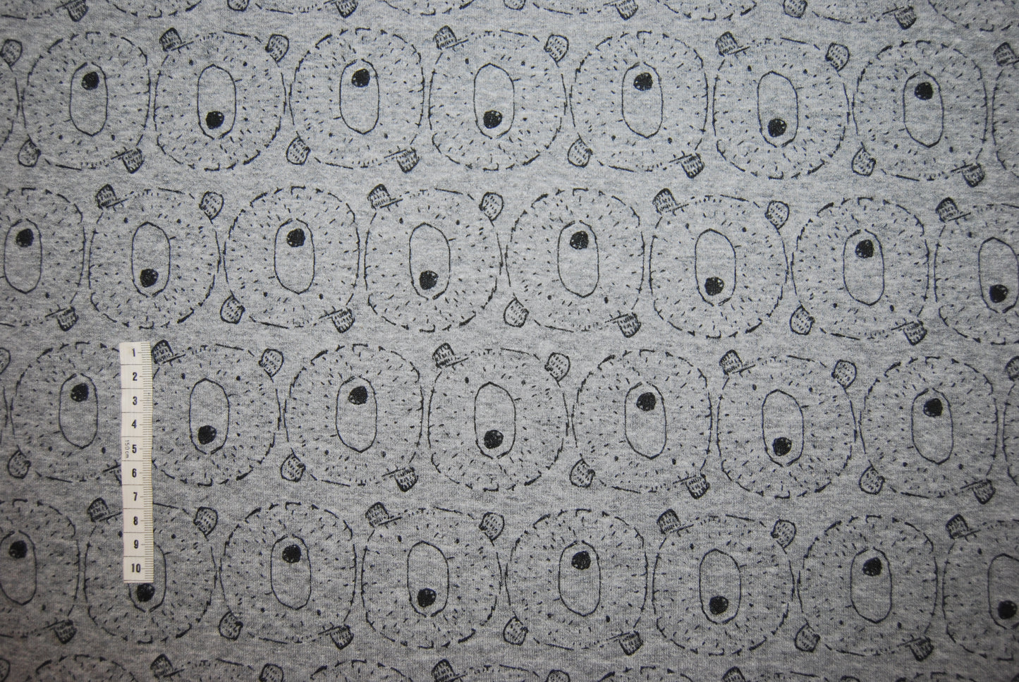 Quiltad trikå Big bear