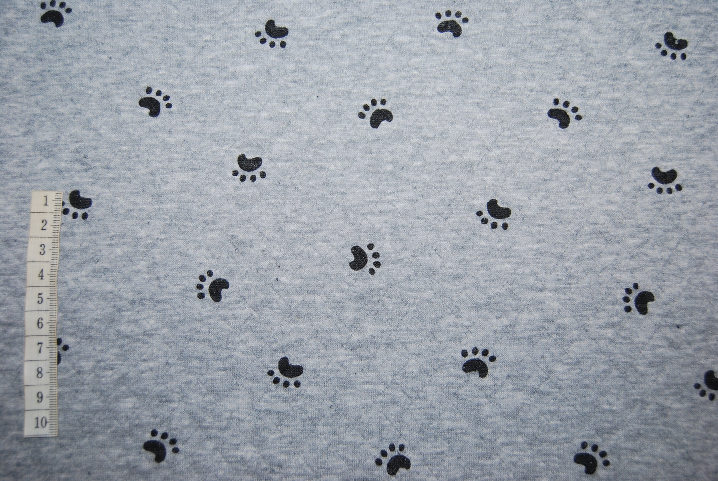 Quiltad trikå Foot print