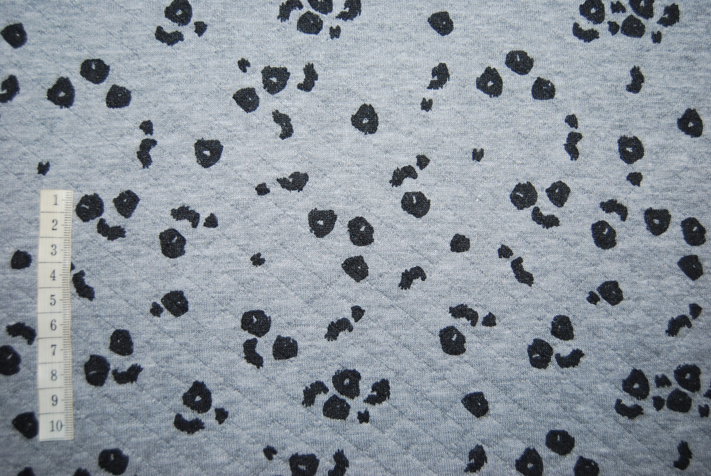 Quiltad trikå leopard (fler färger)