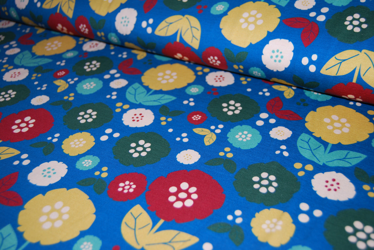 Retroblommor digitalt tryck