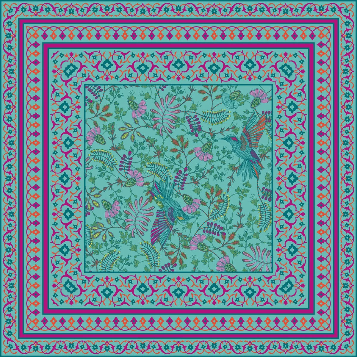 Sarong panel Birds